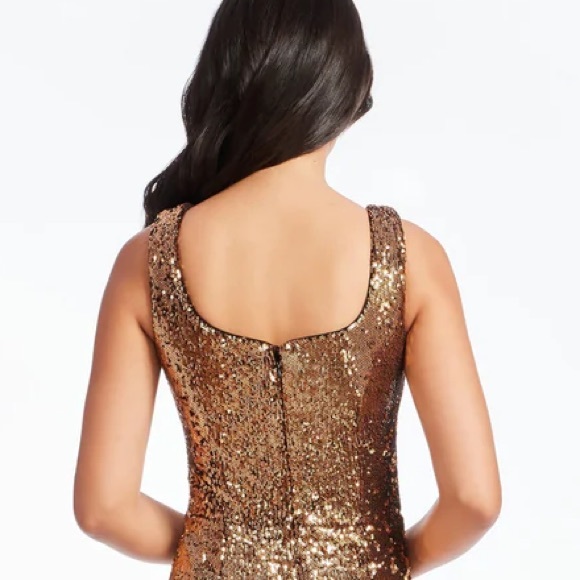 Anthropologie Dress The Population Sweetheart Sequin Dress - Picture 9 of 16